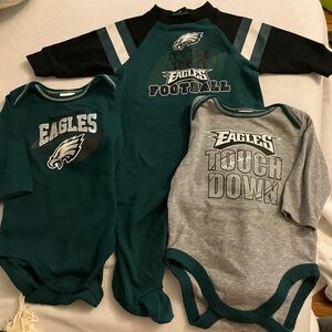 NFL Team Apparel. Go Eagles! Baby sports team onesies.
